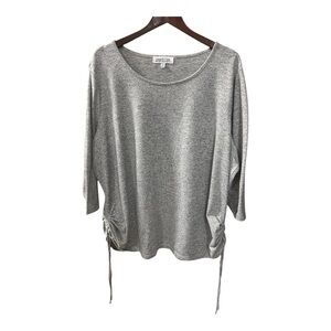 Liberty Lane Crew Neck Side Cinch Tie Blouse Size 3X Women